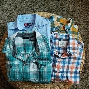 4 Piece Boys' Collared Shirts Sizes 5-6 and 6